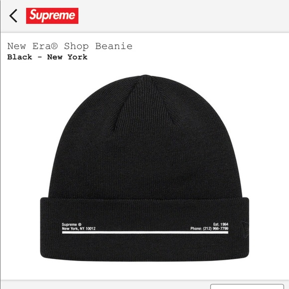 Supreme Accessories New Supreme X New Era Shop Beanie Bowerynew York Poshmark